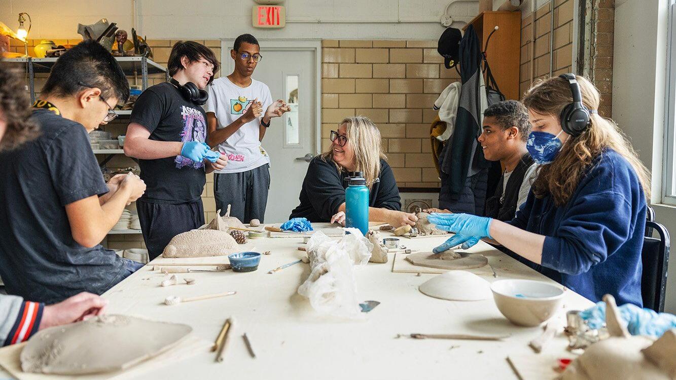 Neurodivergent students flourish in pottery workshop